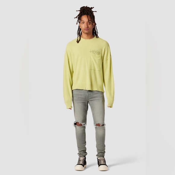 Hudson Zack “DAC” Dark Concrete Skinny Jeans Size 30 - Picture 16 of 17